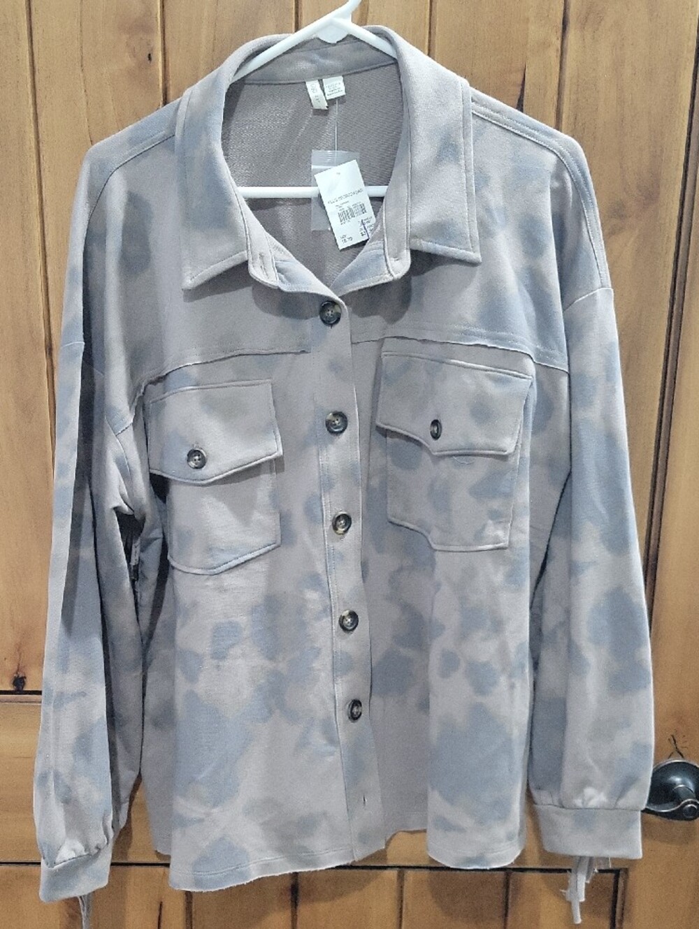 Cato Plus Button Front With FRINGE